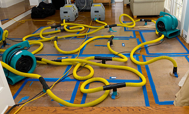 Professional Sewage Cleanup technician working in Chickasha, OK